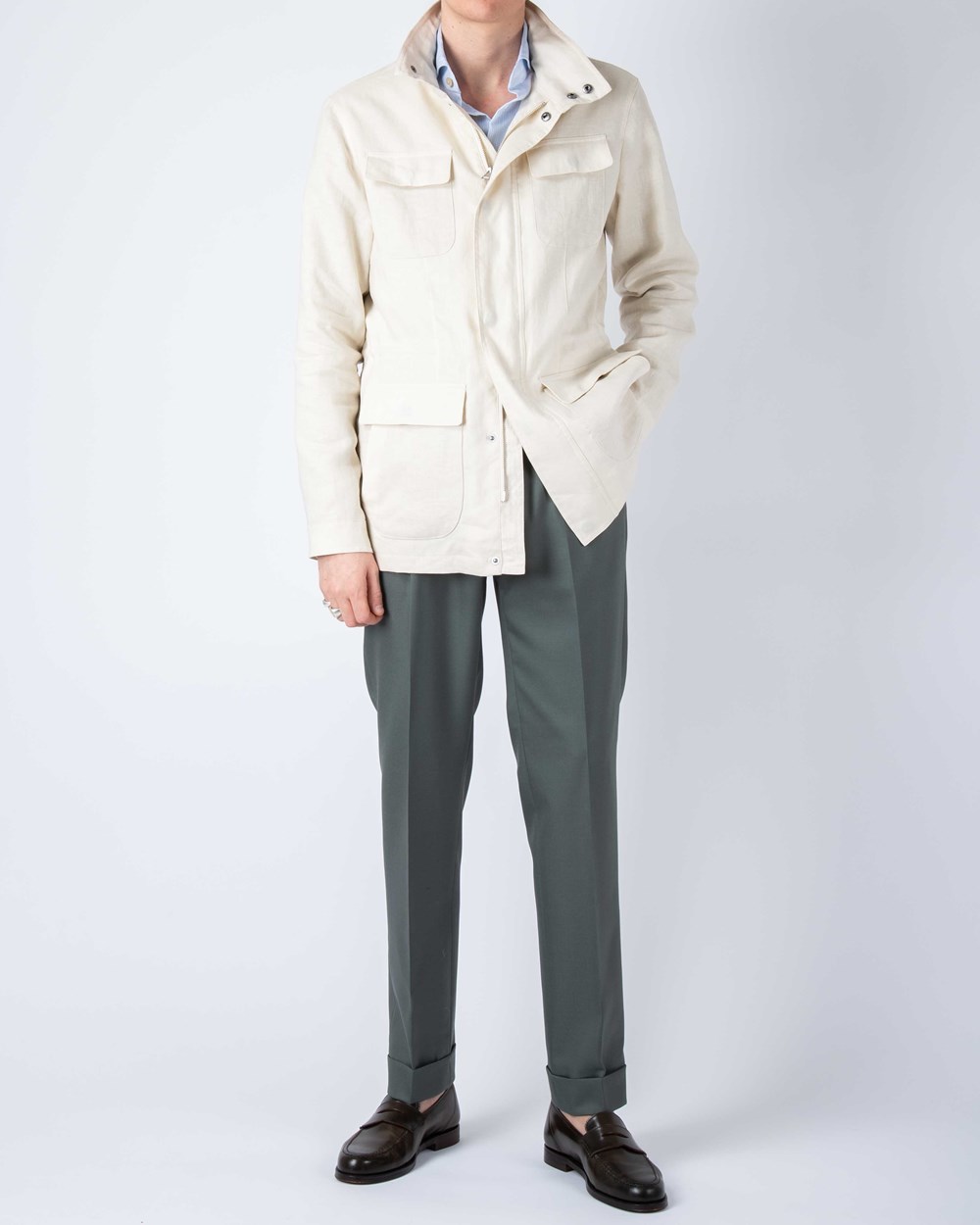 Linen Field Jacket