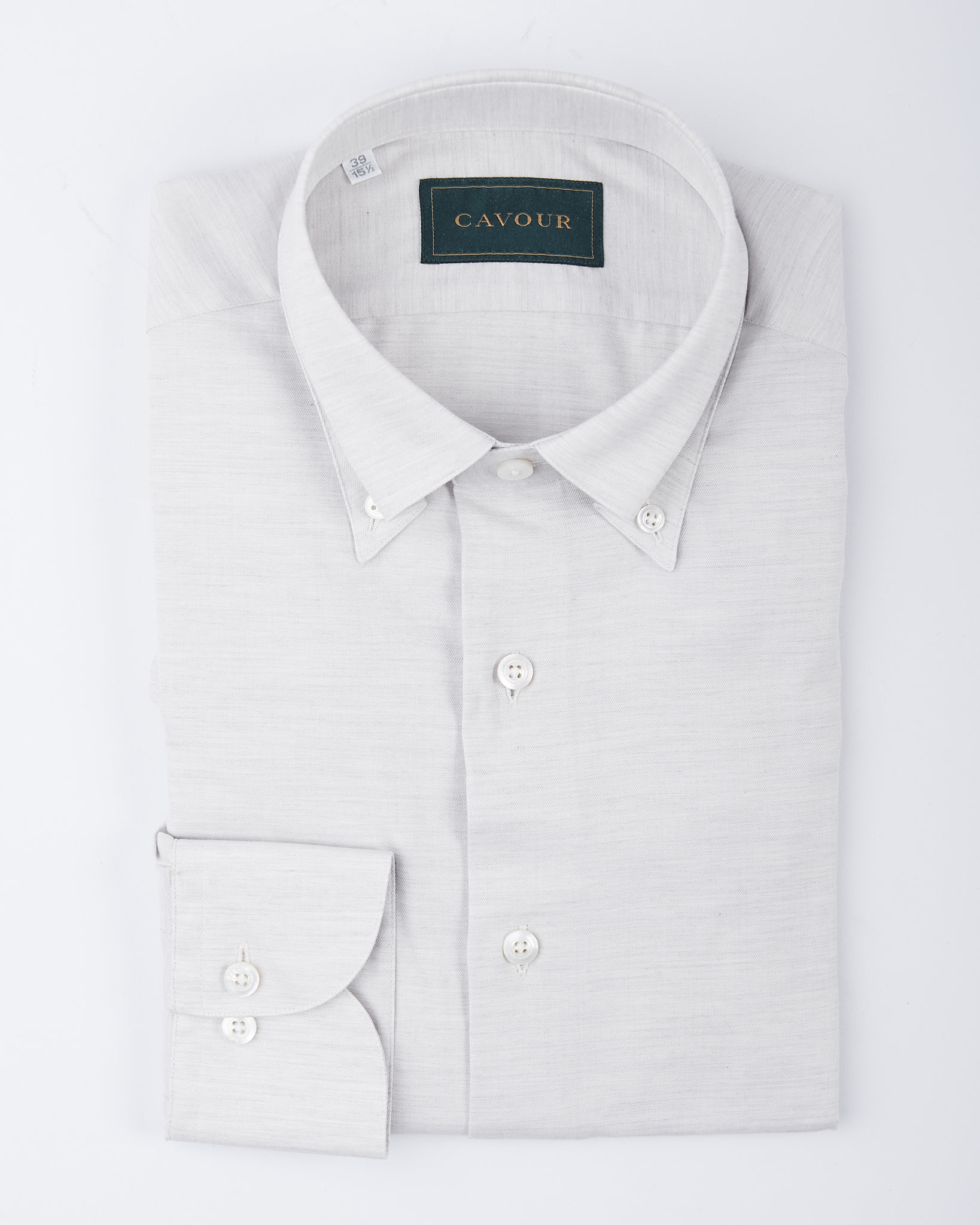 Luxury Cotton & Cashmere Button Down Shirt