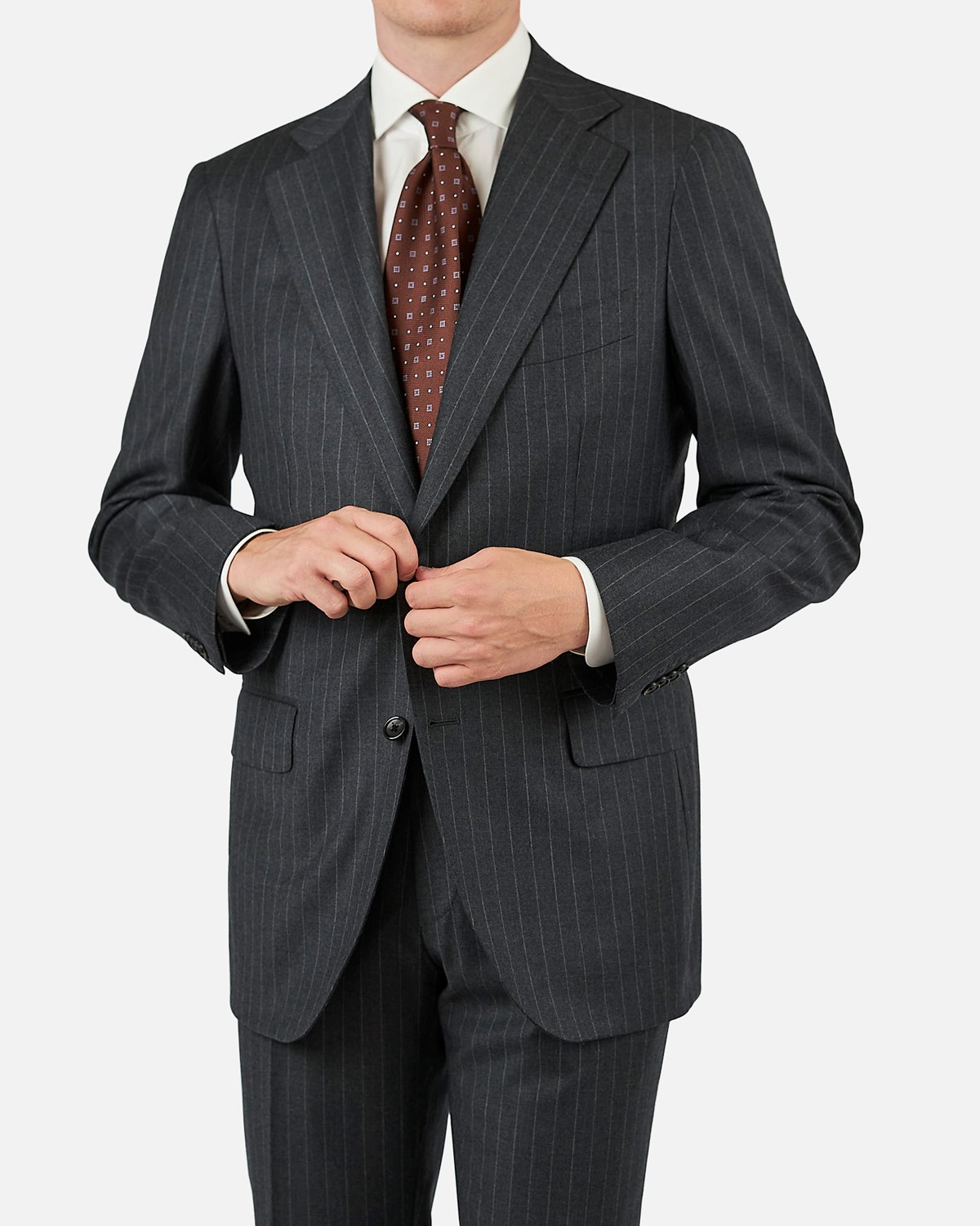 Mod 2 Worsted Pinstripe Suit